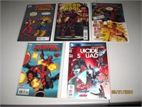 Lot Of 5 Marvel Deadpool Comics