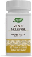 Sealed- Nature's Way Zinc 60 Lozenges, Beige