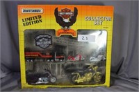 Matchbox Harley Davidson collector set