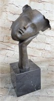 Signed Salvador Dali Abstract Bronze Sculpture