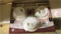 First alert smoke detectors pack of three with