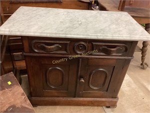 Wooden marble Top Cabinet