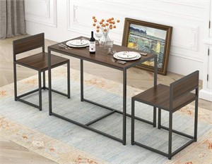 SOGESHOME COMPACT DINING TABLE SET WITH 2 CHAIRS,