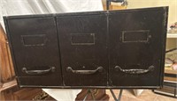 Awesome vintage metal file drawer 19.5 x 21 x 10"