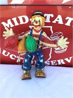 Vintage Paper Mache Clown Figure