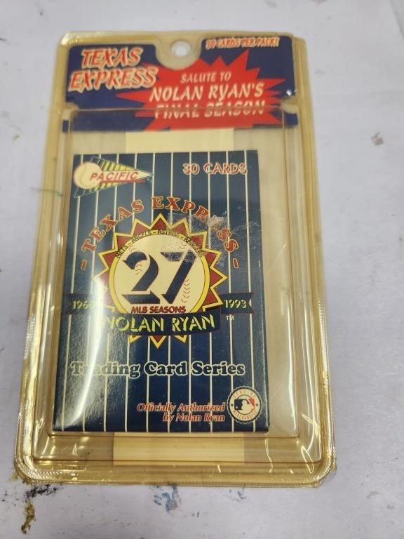 Nolan Ryans Final Season Trading Cards unopened