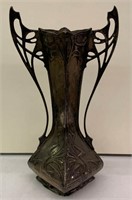 Art Nouveau Silver Plate Vase