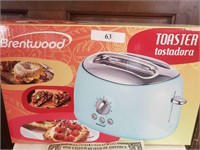 New Toaster.  Brentwood 7 Settings & Wide Slots