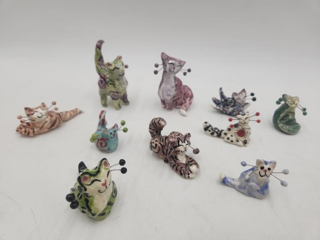 Estate Collection Amy Lacombe Whimsical Whimsiclay Figures