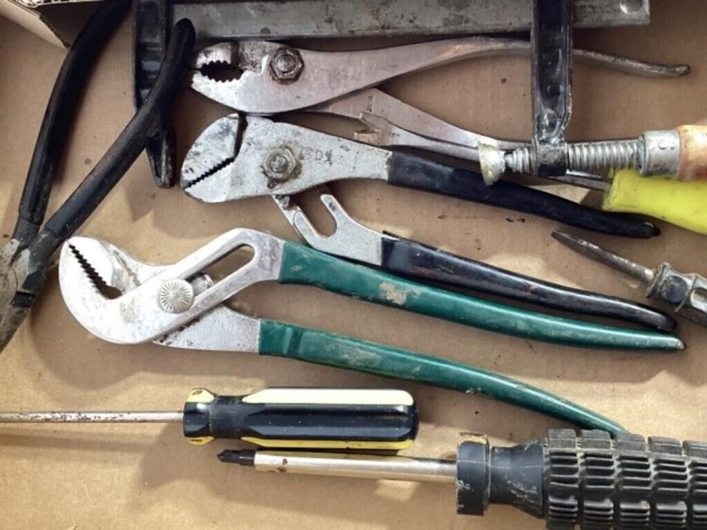 Pliers; Screwdrivers; Wrench