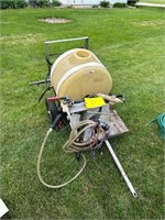 Electric lawn sprayer w/ rear boom & Wand