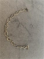 Sterling silver chain bracelet