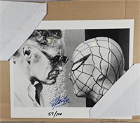 AUTOGRAPHED STAN LEE AND SPIDERMAN PICTURE