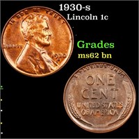 1930-s Lincoln 1c Grades Select Unc BN