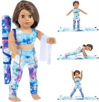 18"Doll Vest Suit, Yoga Mat For Play