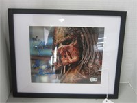 FRAMED BRIAN PRINCE PHOTO-PREDATOR-SIGN,HOLOGRAM