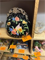 Vintage Ceramic Purse Cookie Jar