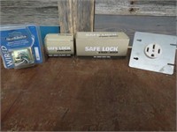 SAFE LOCK SET & DOOR KNOB & WIRED TRANSFORMER