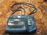 Brighton Teal Cross Body Bag