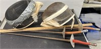 Fencing Items. Not to put a picket around the