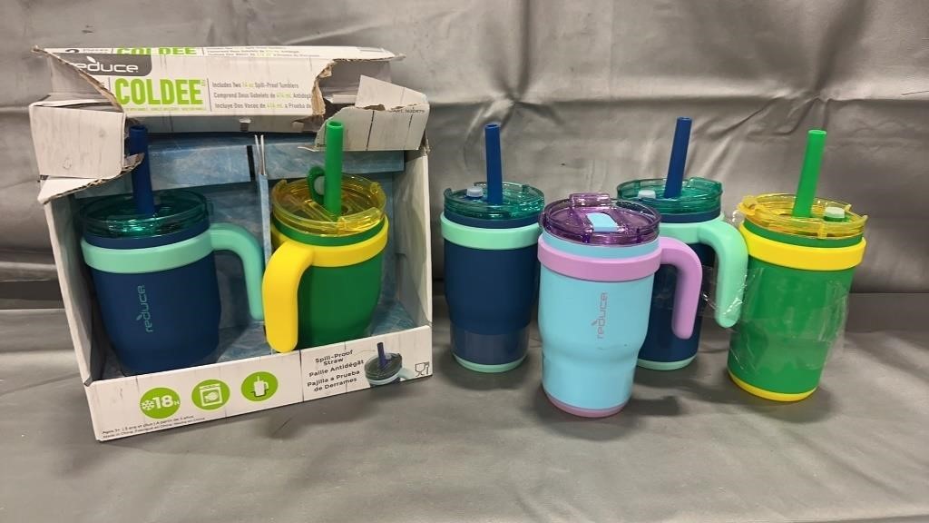 6 Reduce 14oz Spill Proof Tumblers