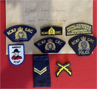 Vintage RCMP Patch Collection