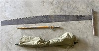 Antique Fork Saw, Sword & Army Cott