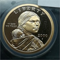2000 S Sacagawea $1 PR70 ANACS DCAM