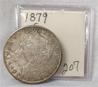 1879-S $1  BU (Two Sided Toning)