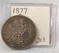 1877-S Trade $1  VF