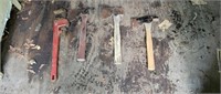 3 Axes and Pipe Wrench