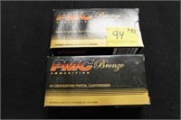 100 COUNT PMC BRONZE 40 SMITH & WESSON 165 GRS.
