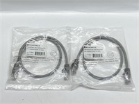 *2PCS LOT*MONOPRICE FLEXBOOT CAT5E CABLE