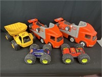 a little tykes dump truck two car carriers and