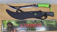 Z-Hunter machete with sheath
