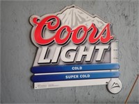 Coors Light Metal Sign - 17"Wx16"H