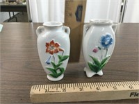 Vintage Lily & Poppy Small Porcelain Vase