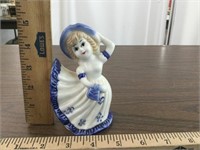 Vintage Collectable Porcelain Bell of Doll