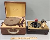 Record Players; Silvertone & RCA Victor