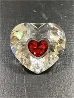 Swarovski Crystal 2004 Valentine Heart Ornament
