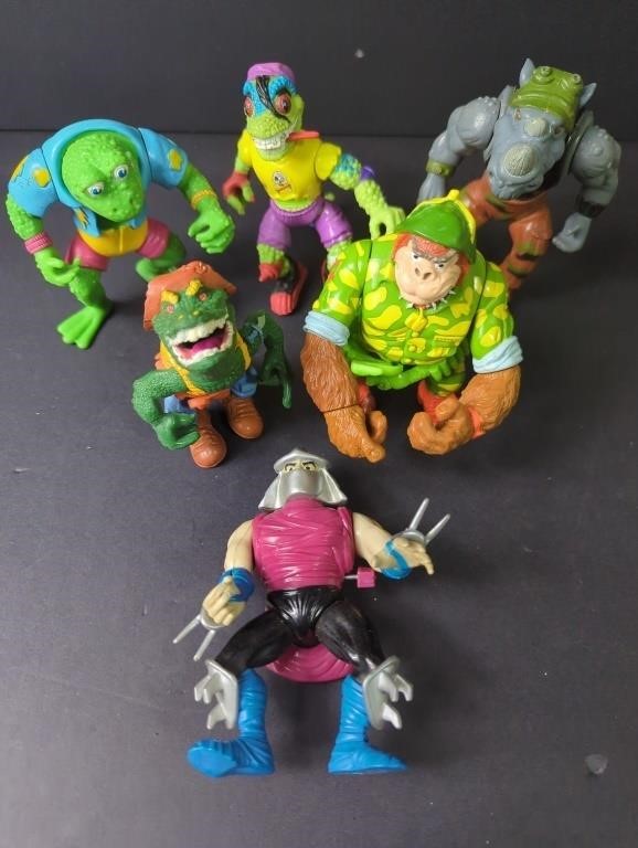 TMNT Villain Action Figure Lot x 6