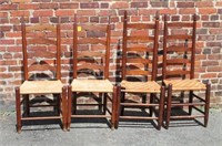 4pc Ladder back Chairs (2 styles)