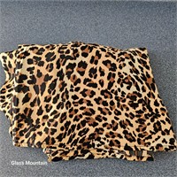 Animal Print Lightweight Overcoat New with Tags