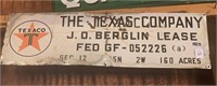 Texaco Company sign