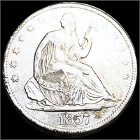 1857-O Seated Liberty Half Dollar NEARLY UNC