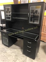 66 Inch Two-Piece Computer Hutch