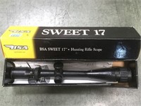 BSA SWEET 17 hunting rifle scope in box