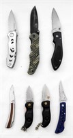 (7) FOLDING POCKET / UTILITY KNIVES