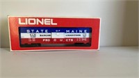 Lionel Train - State of Maine Boxcar 6-9709 WITH