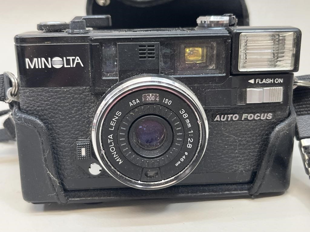 Minolta Auto Focus Hi-Matic AF2 Film Camera w/Case